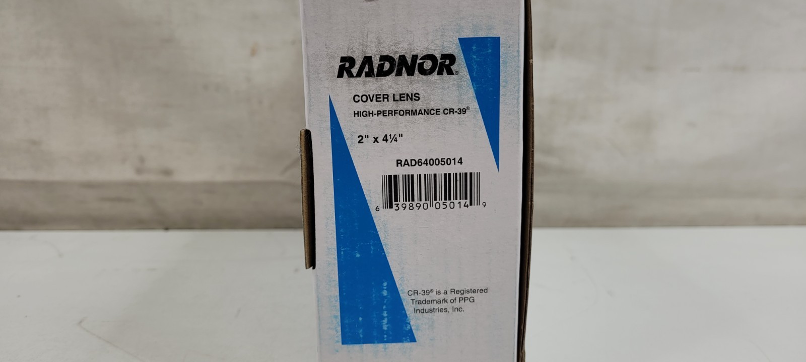 Box of 100 RADNOR 2″ X 4 1/4″ Clear CR-39 Welding Lens Cover Plate RAD64005014