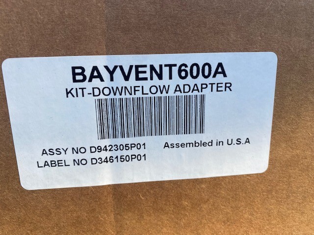 Trane BAYVENT600A DOWNFLOW ADAPTER KIT (NEW)
