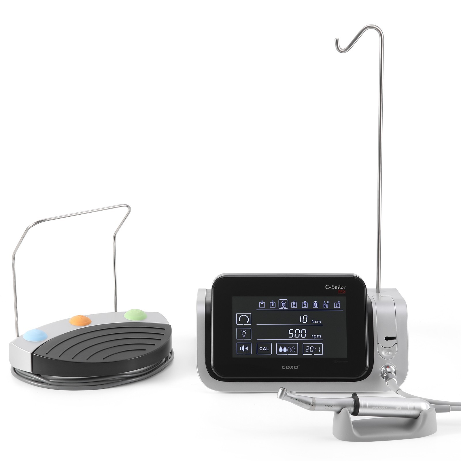 COXO Dental Implantation System With 20:1 Fiber Optic Contra Angle Handpiec