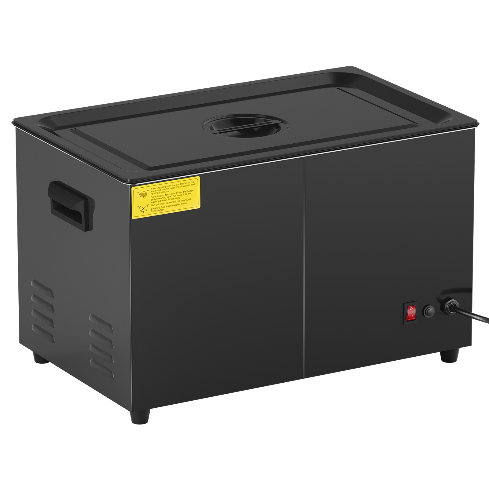 VEVOR Ultrasonic Cleaner 30L Cleaning Machine with Timer Heater & Basket 600W