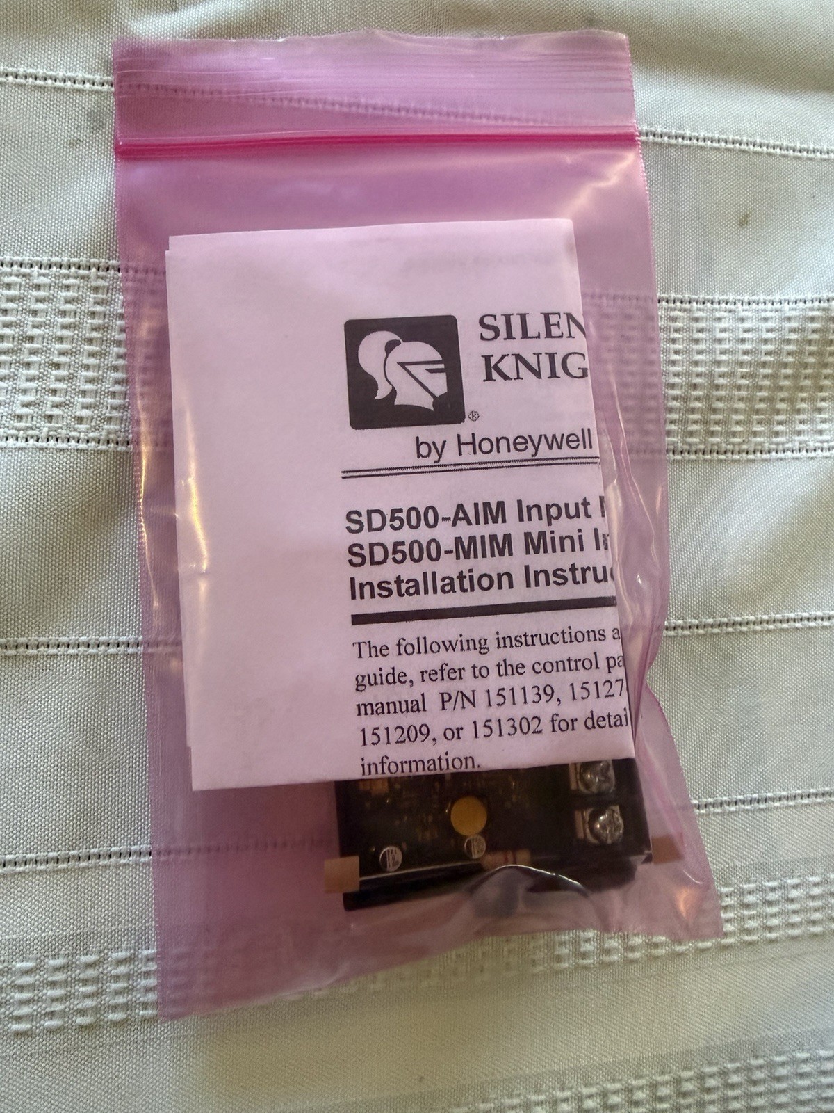 SILENT KNIGHT SD500-MIM Addressable Mini Input Module SD500MIM (40+ AVAILABLE)