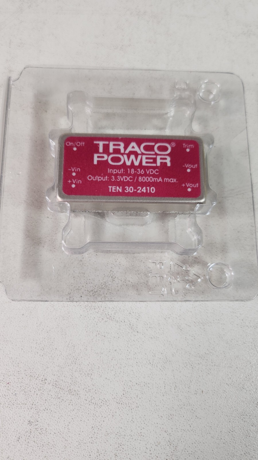 (NEW) TRACO POWER TEN 30-2410 Isolated Board Mount DC/DC Converter