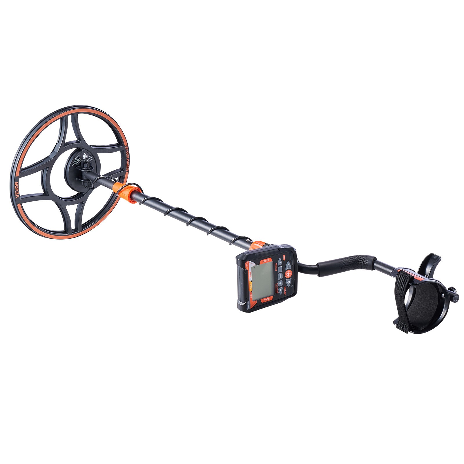 VEVOR Metal Detector for Adults 6-12″ Professional Gold Detector Waterproof Coil