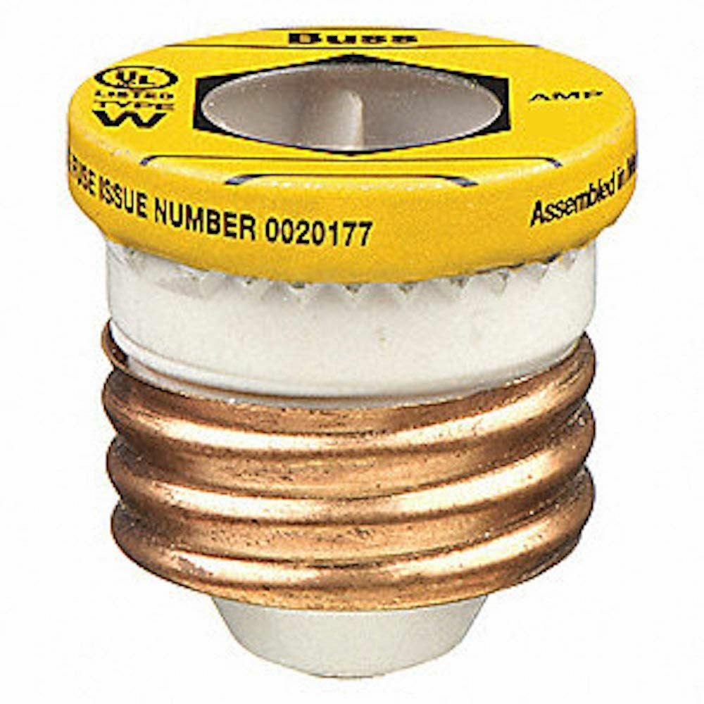 Bussmann W-6-1/2 6.5A (6.5A) W 125V Fast-Blow (Pack of 1)