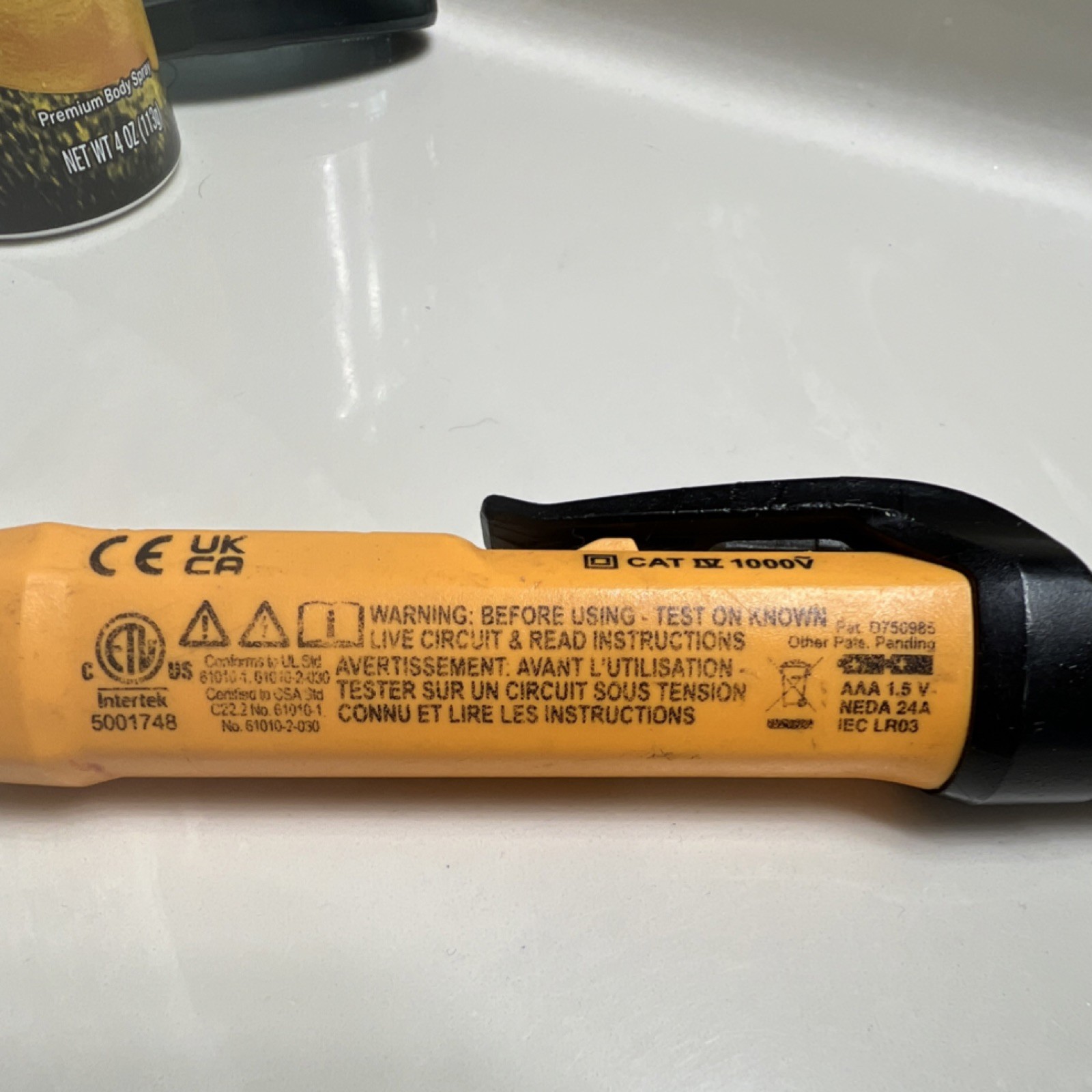 Klein Tools NCVT-3P Non-Contact Voltage Tester Flashlight CAT IV 1000V 12-1000V