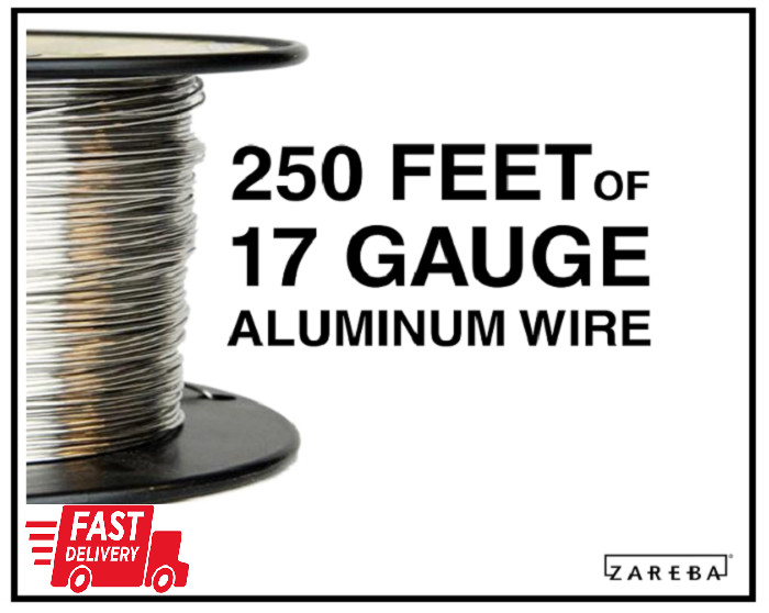 Electric Fence Wire 250ft Spool Aluminum Wire 17 Gauge