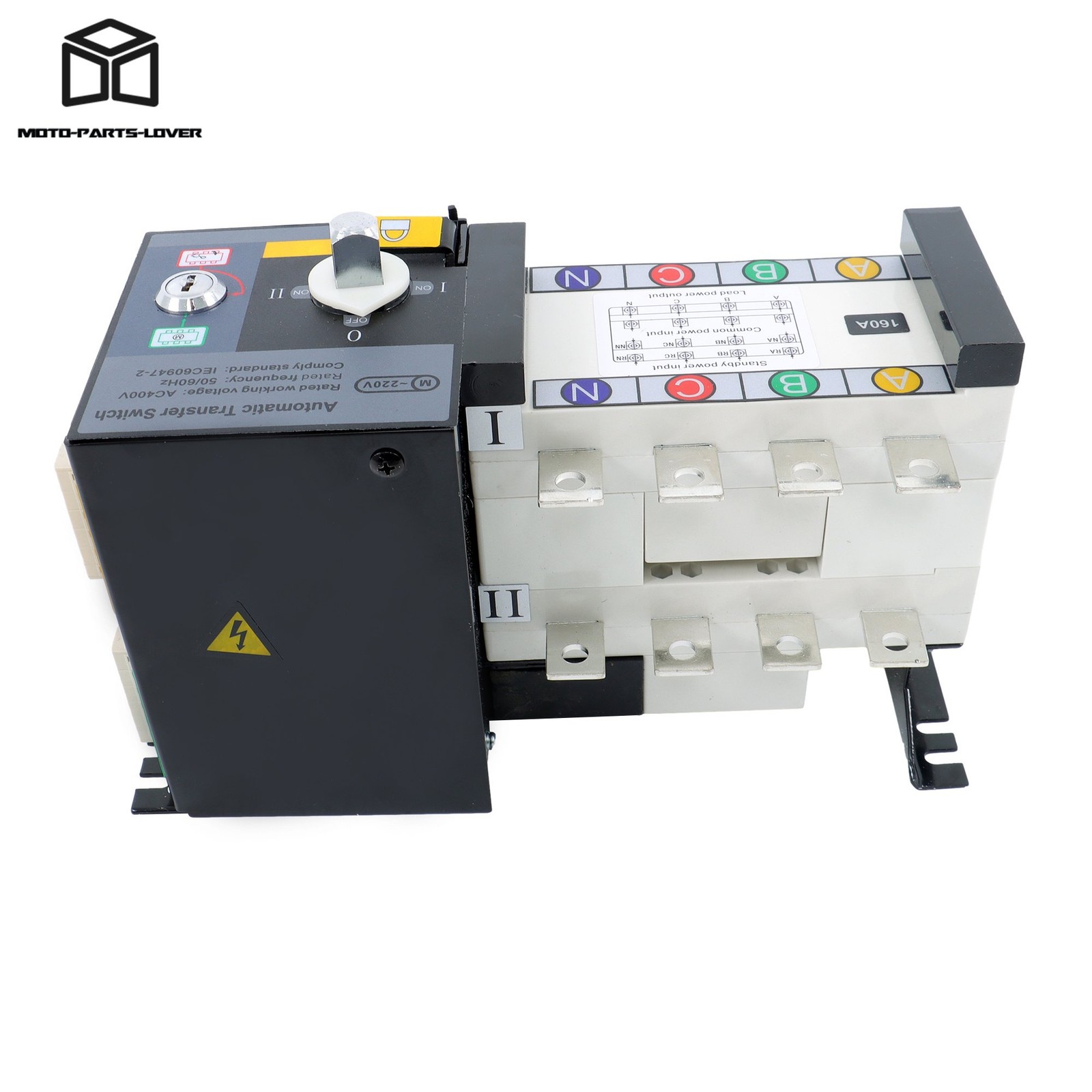110/220V 160A Automatic Transfer Switch Generator 4 Poles ATS Grid To AC