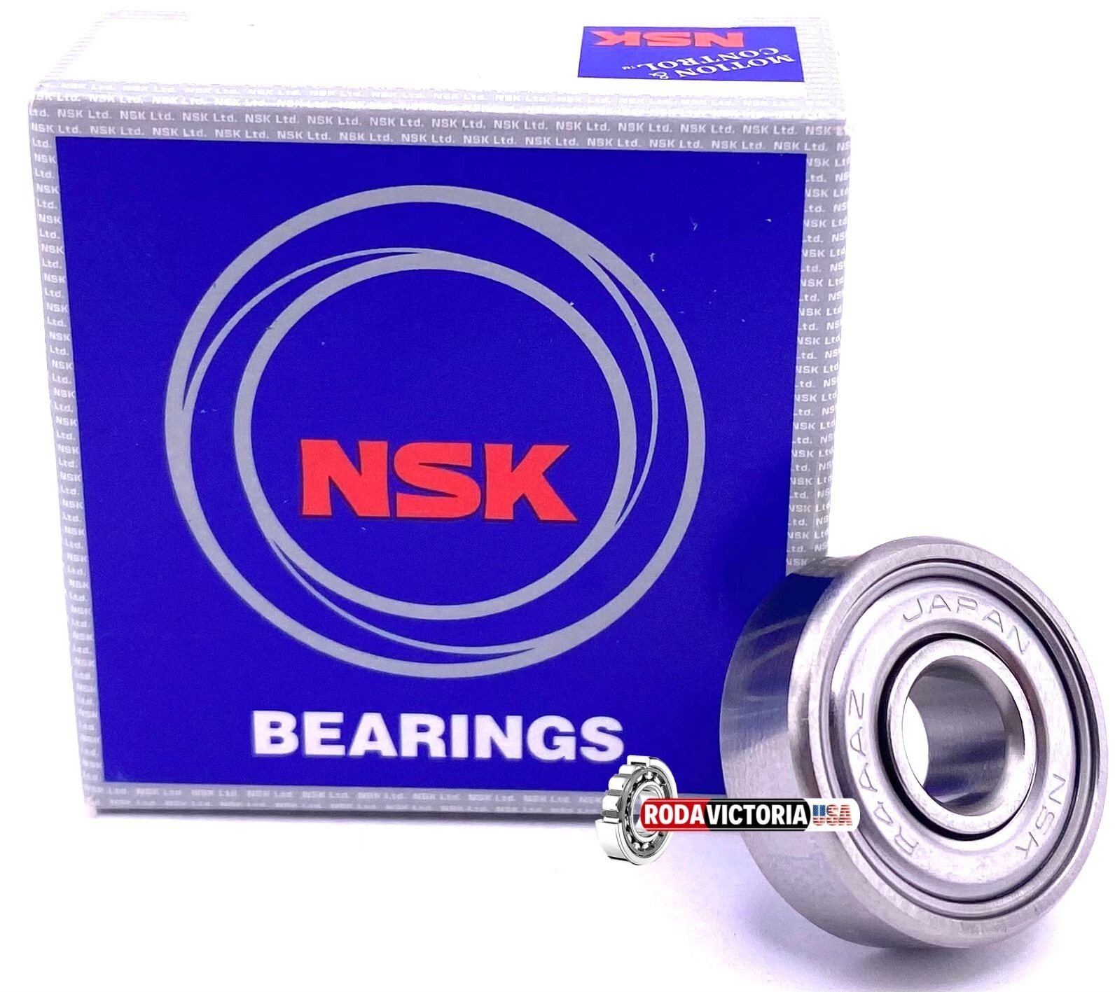 NSK R4A ZZ M C3 Deep Groove Ball bearing, Metal Shielded 1/4″ x 3/4 ” x 9/32″
