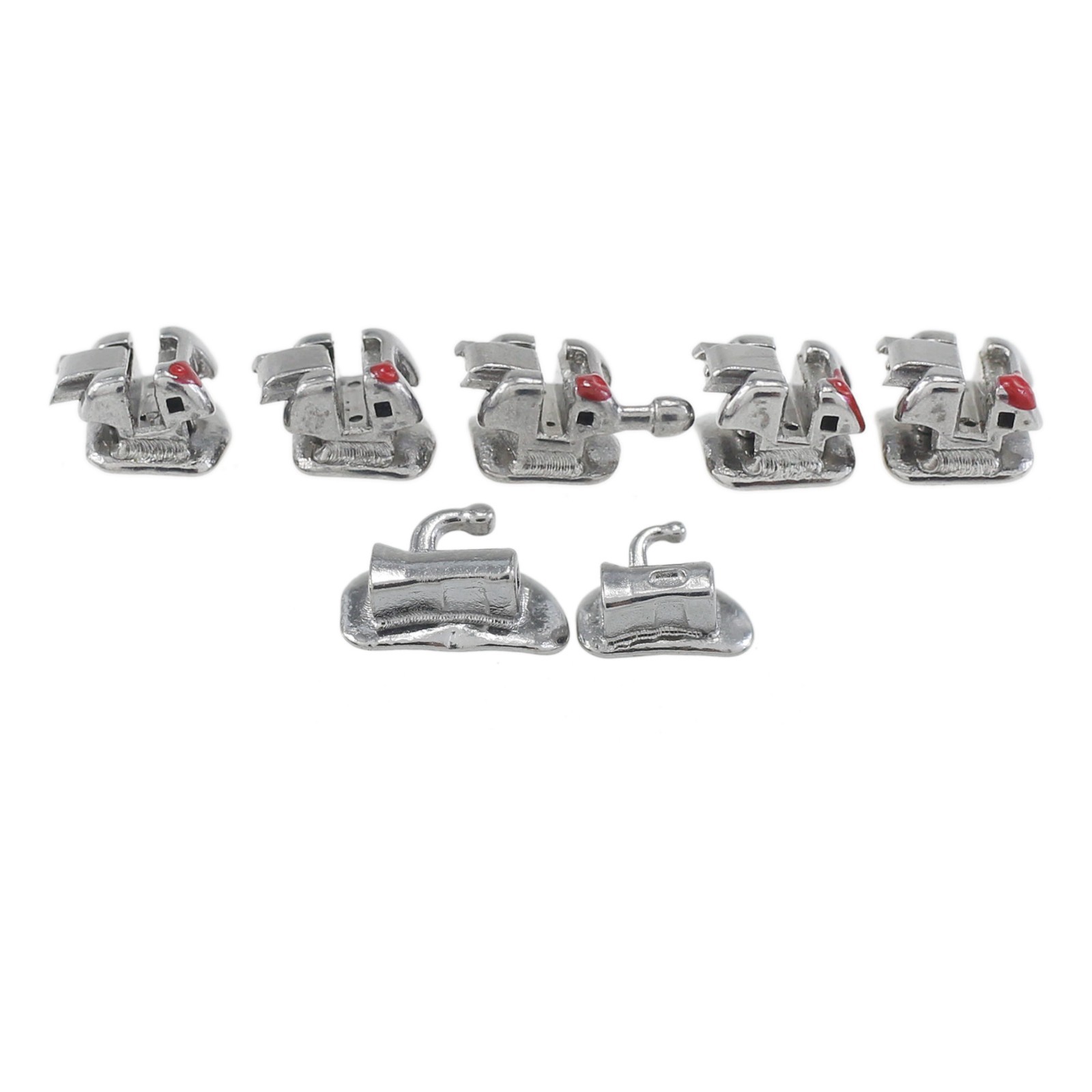 Dental Orthodontic Self Ligating Brackets Buccal Tubes Metal Roth 022 DAMON Q