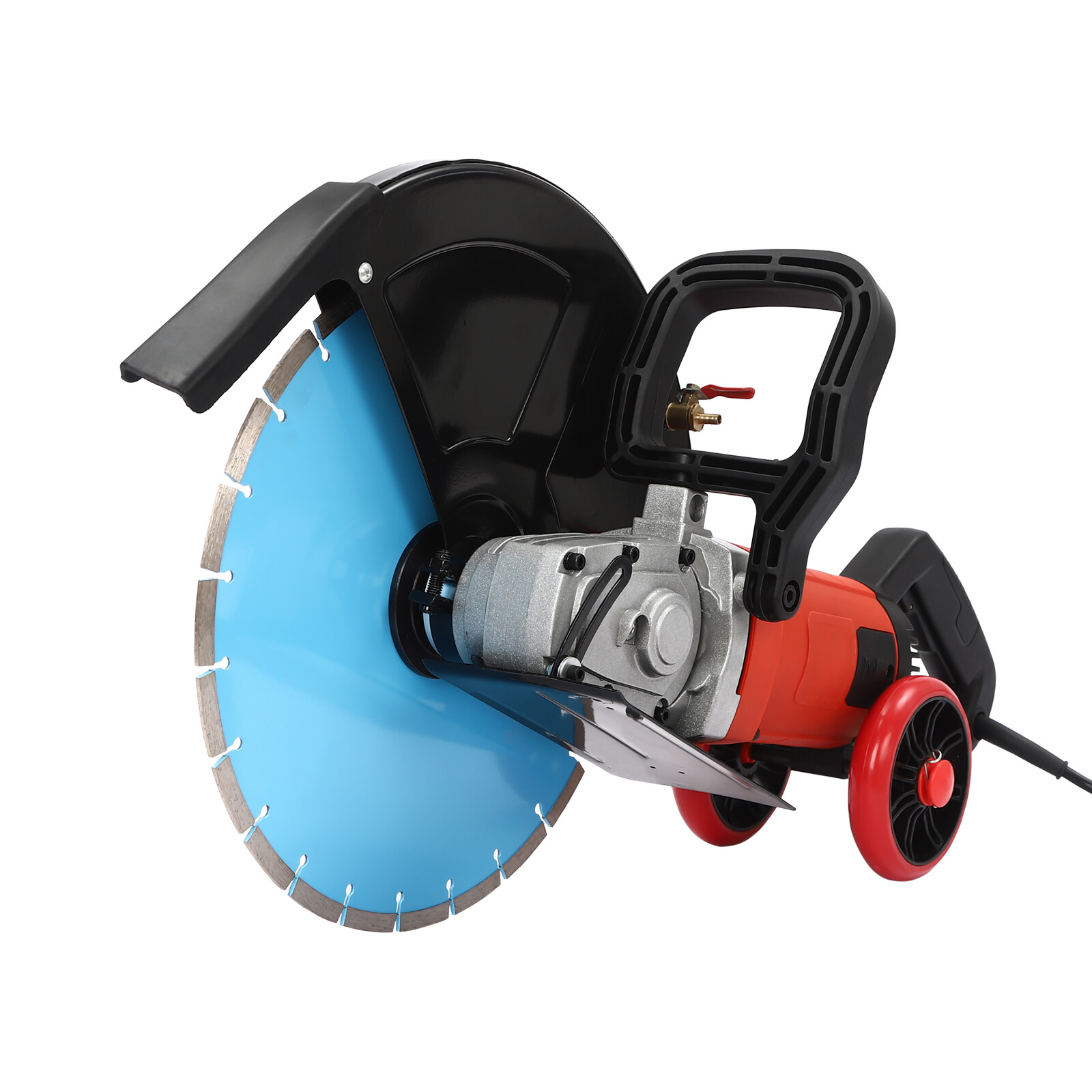 Electric Concrete Cutter Saw, Circular Saw with Saw Blade and Rolling Pulley HOT
