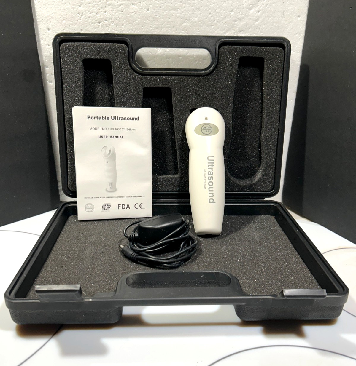US 1000 2nd Edition Medical Portable Ultrasound Therapy Device Kit