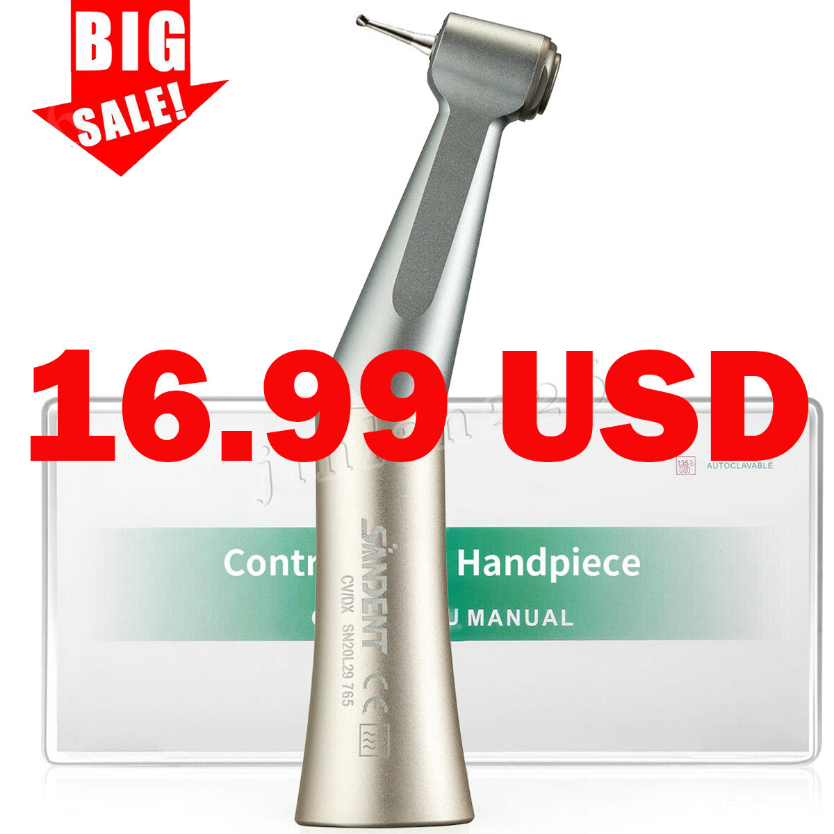 Dental low slow speed straight handpiece/ contra angle/ air motor 2/4 NSK E-type