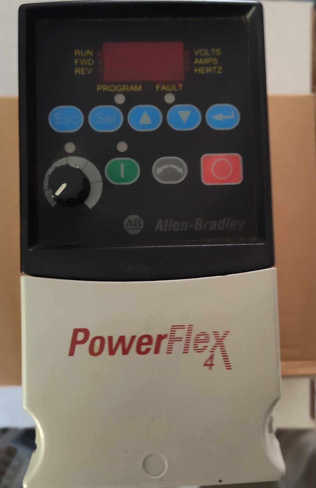 Allen Bradley 22A-V2P3N104 PowerFlex 4 AC Drive, 0.4kW / 0.5HP, 3Ø 0-230VAC 2.3A