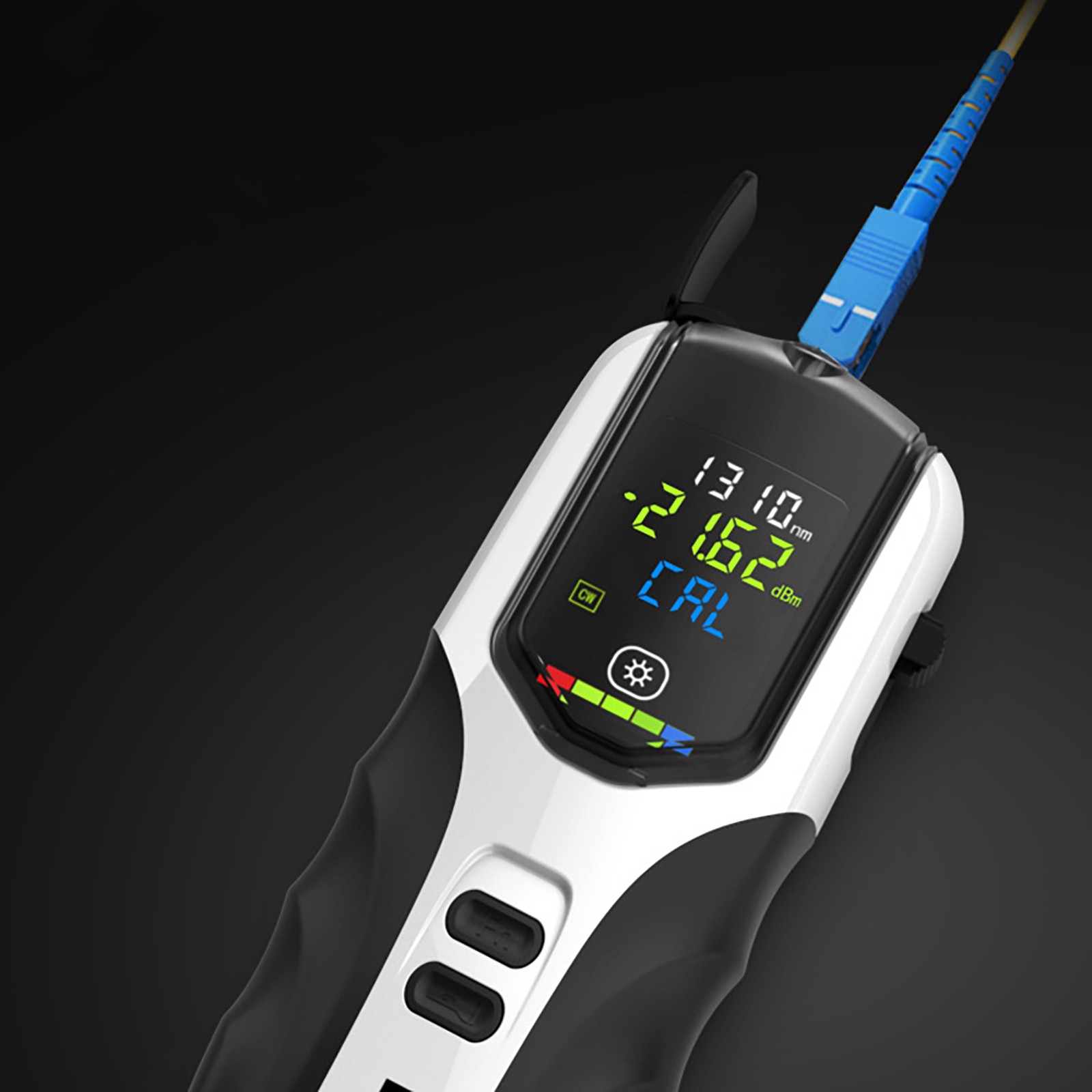 Mini Optical Power Meter ‑50~+26dBm Multifunction Fiber Optic Cable Tester Tool