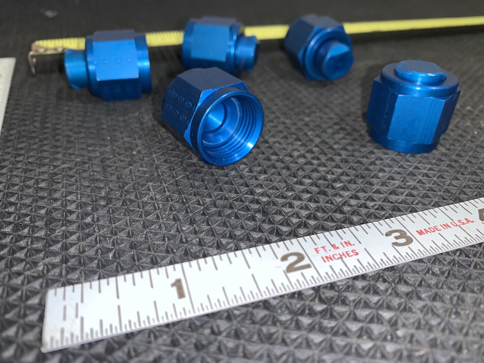 LOT 5pieces New AN Fitting AN929-8 Aluminum Caps AN929-8D