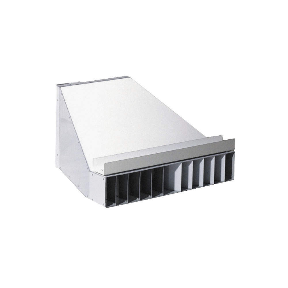 LB White 26350 End Diffuser, Fits on end of 12″ duct, Premier 80/170