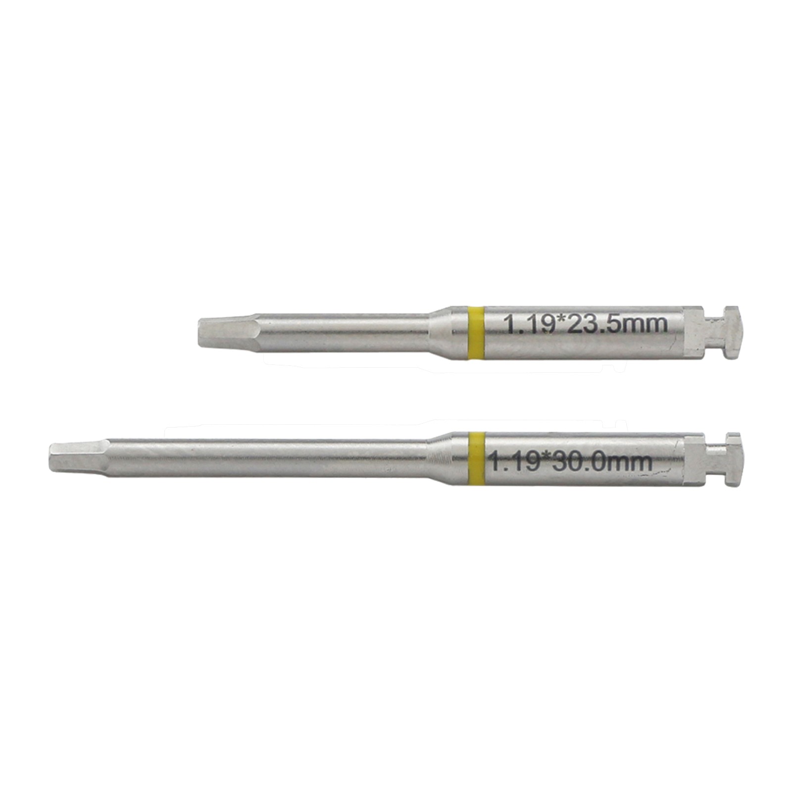 2 Pcs Dental Implant Driver Anthogyr Screwdriver Hex 1.19 Latch Machine L S