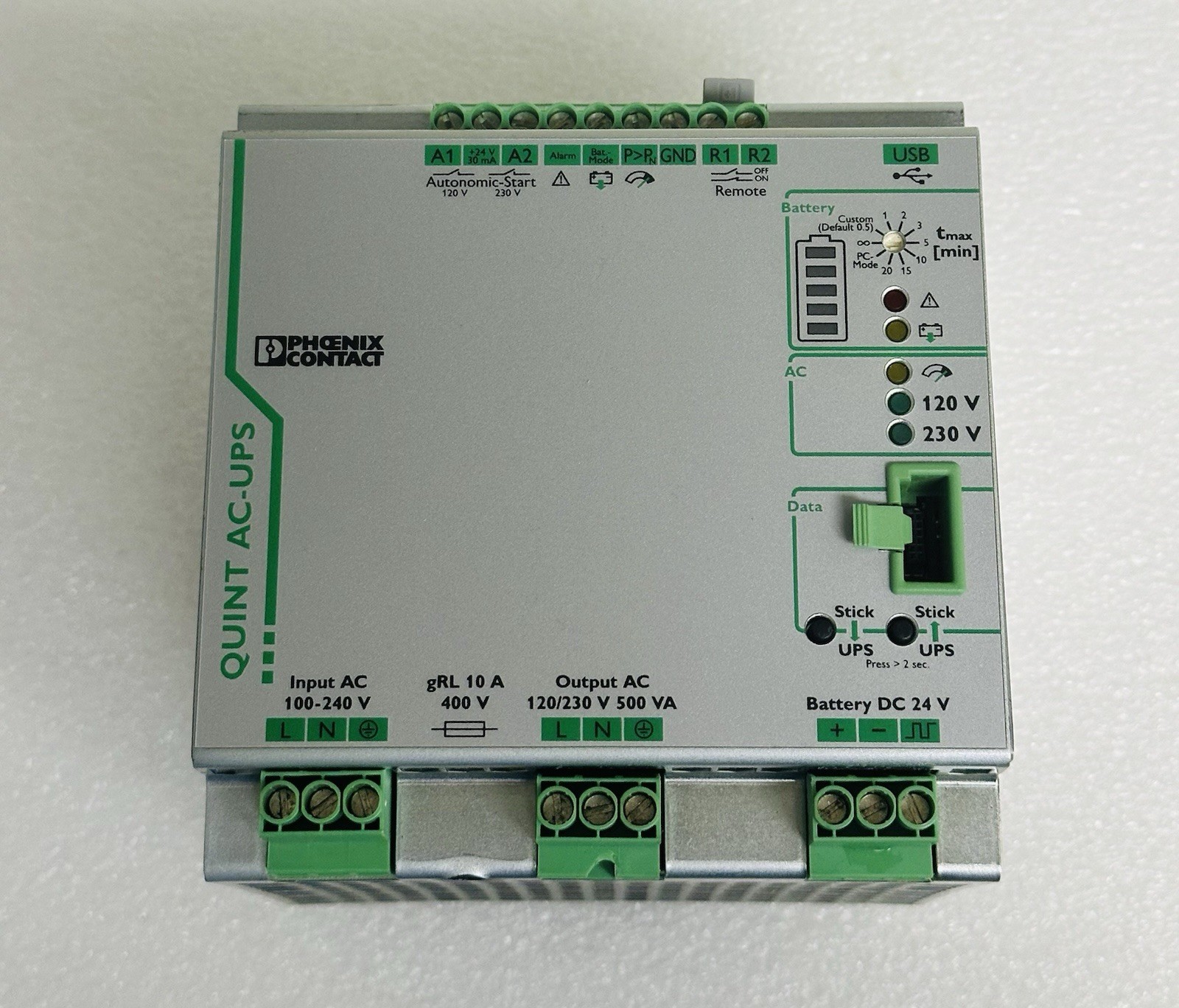 Phoenix Contact QUINT-UPS/ 1AC/ 1AC/500VA – Uninterruptible Power Supply 2320270