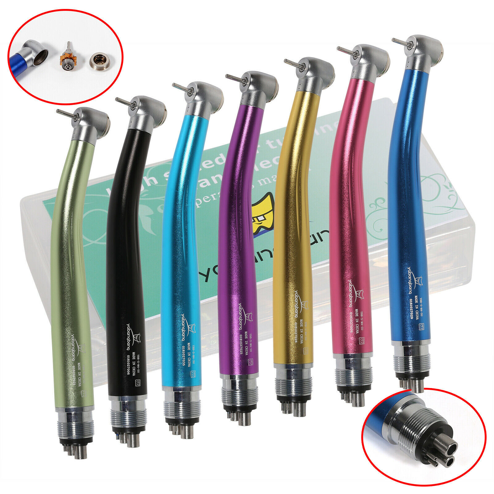 NSK Style Turbina de 2/4 orificios con pieza mano de alta velocidad Dental USA