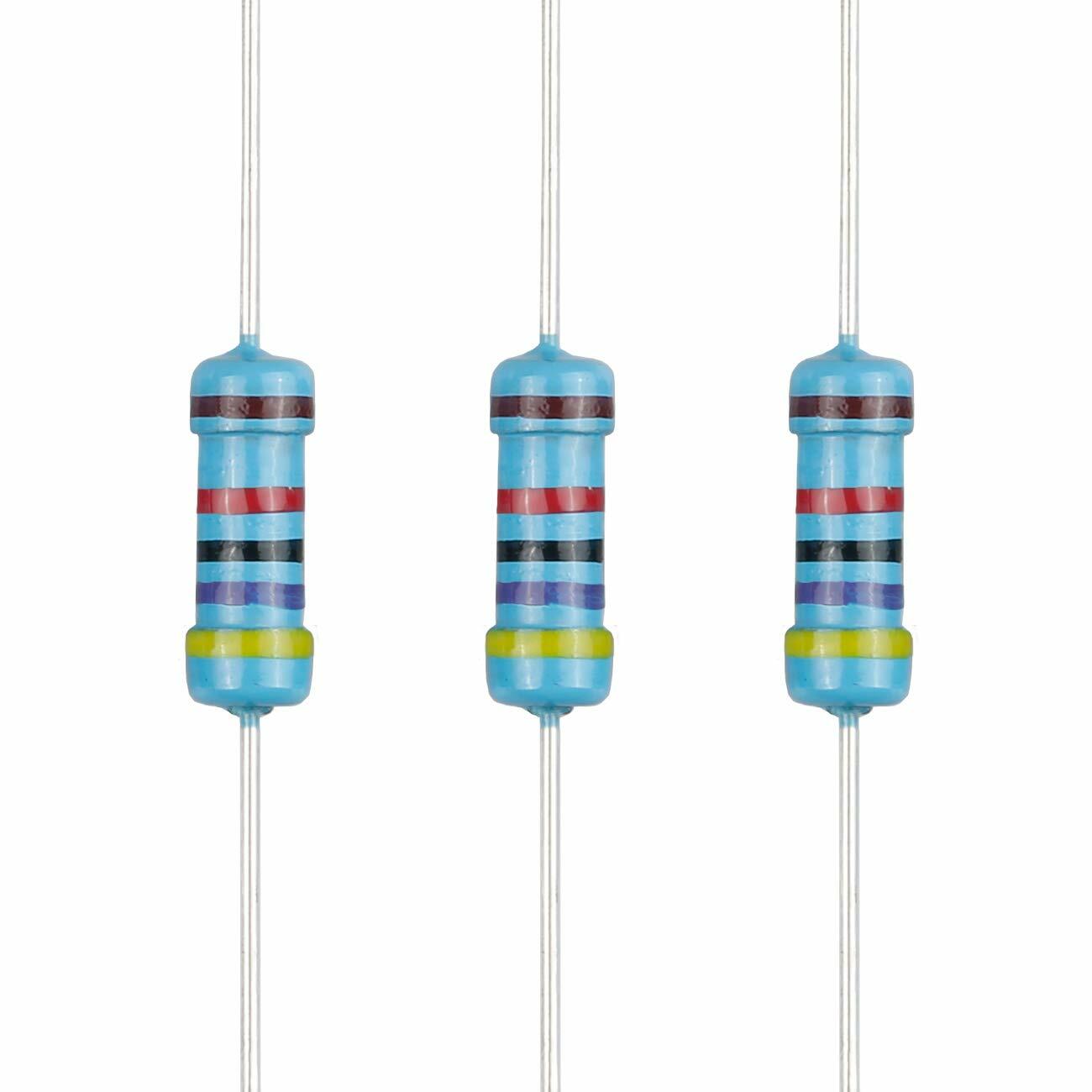 10pcs 47k ohm 1/4 Watts Metal Film Resistors 1% Tolerance Shipped USA