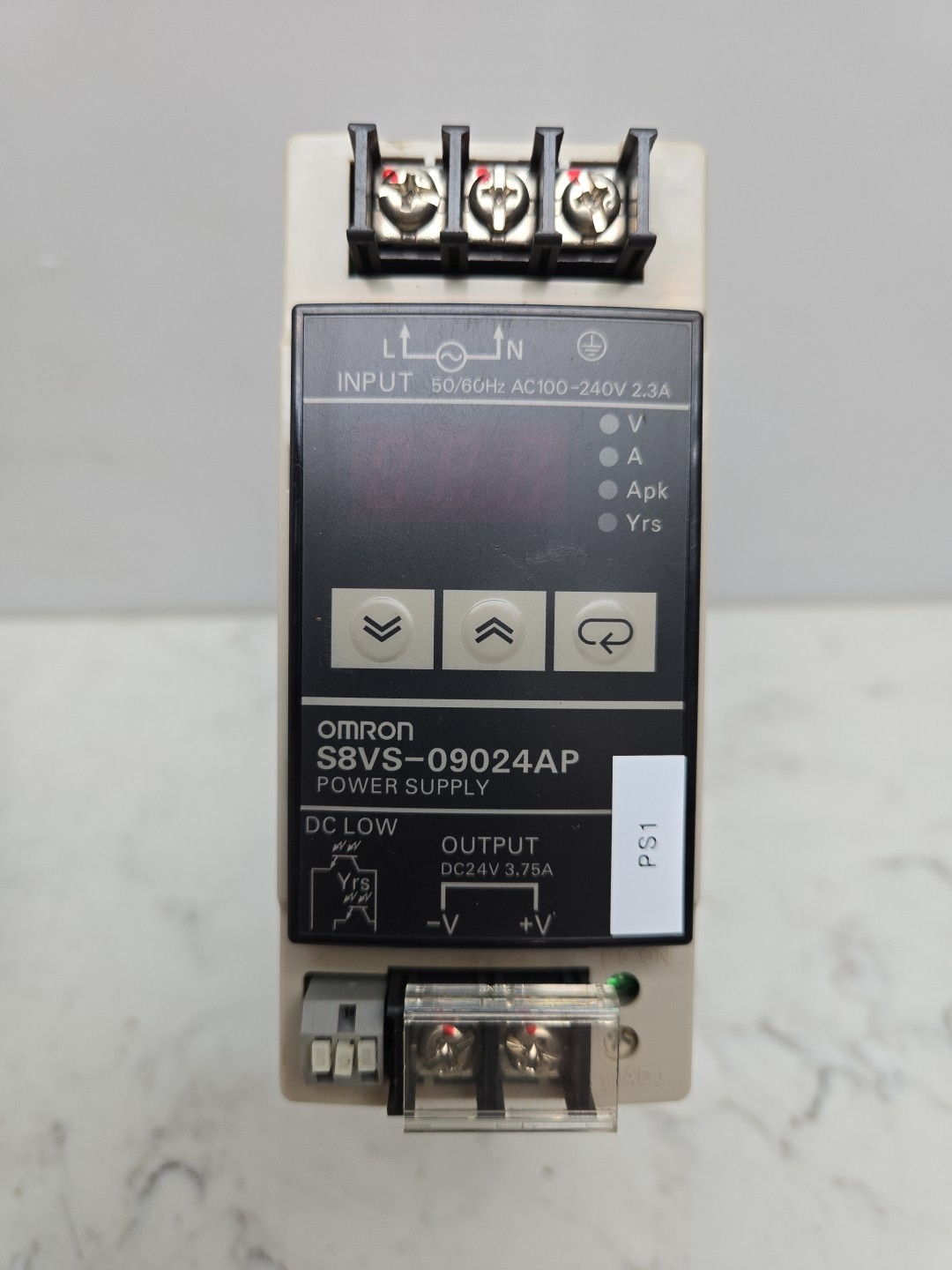2 Pack Omron S8VS-09024AP /ED2 Switch Mode Power Supply 100-240Vac 2.3A In 24Vdc