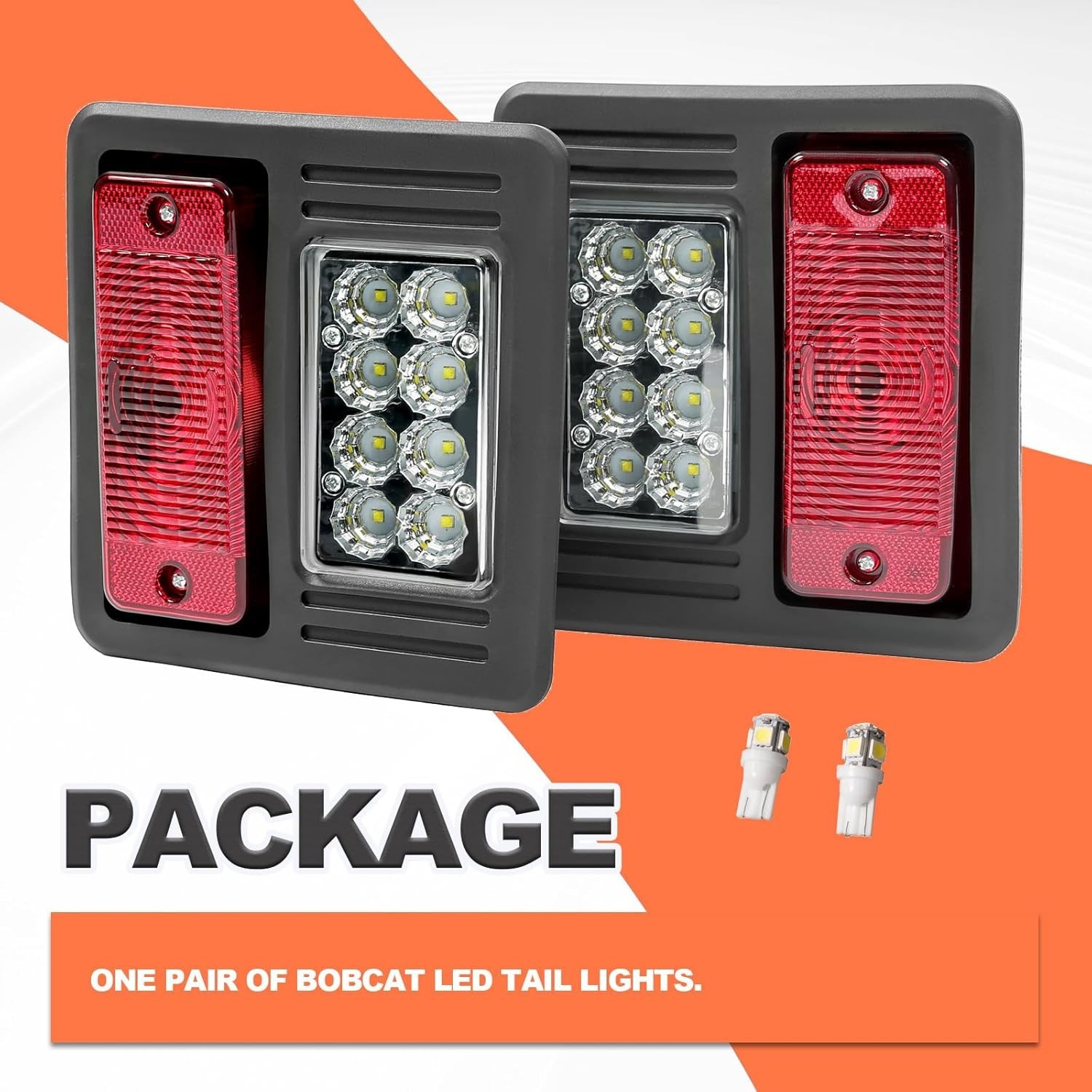 High Quality LED Tail Light Set for Bobcat Skid Steer Loader=