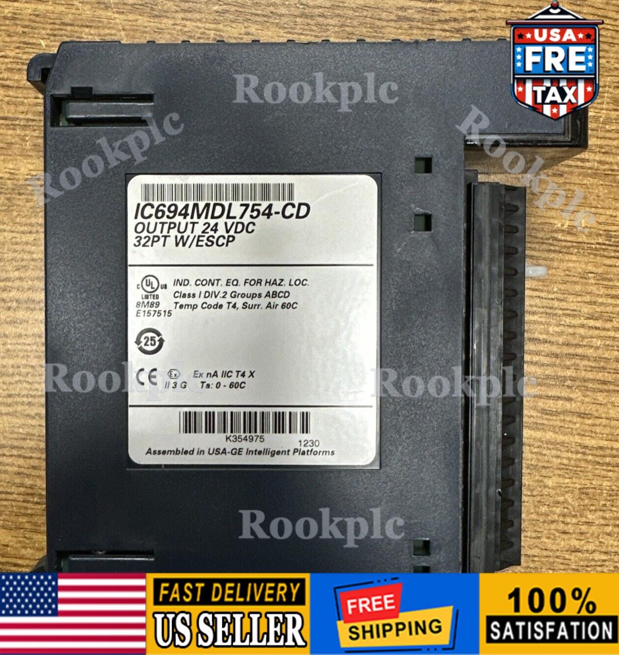 GE FANUC IC694MDL754-CD OUTPUT 24VDC 32PT W/ESCP **USED GUARANTEED**