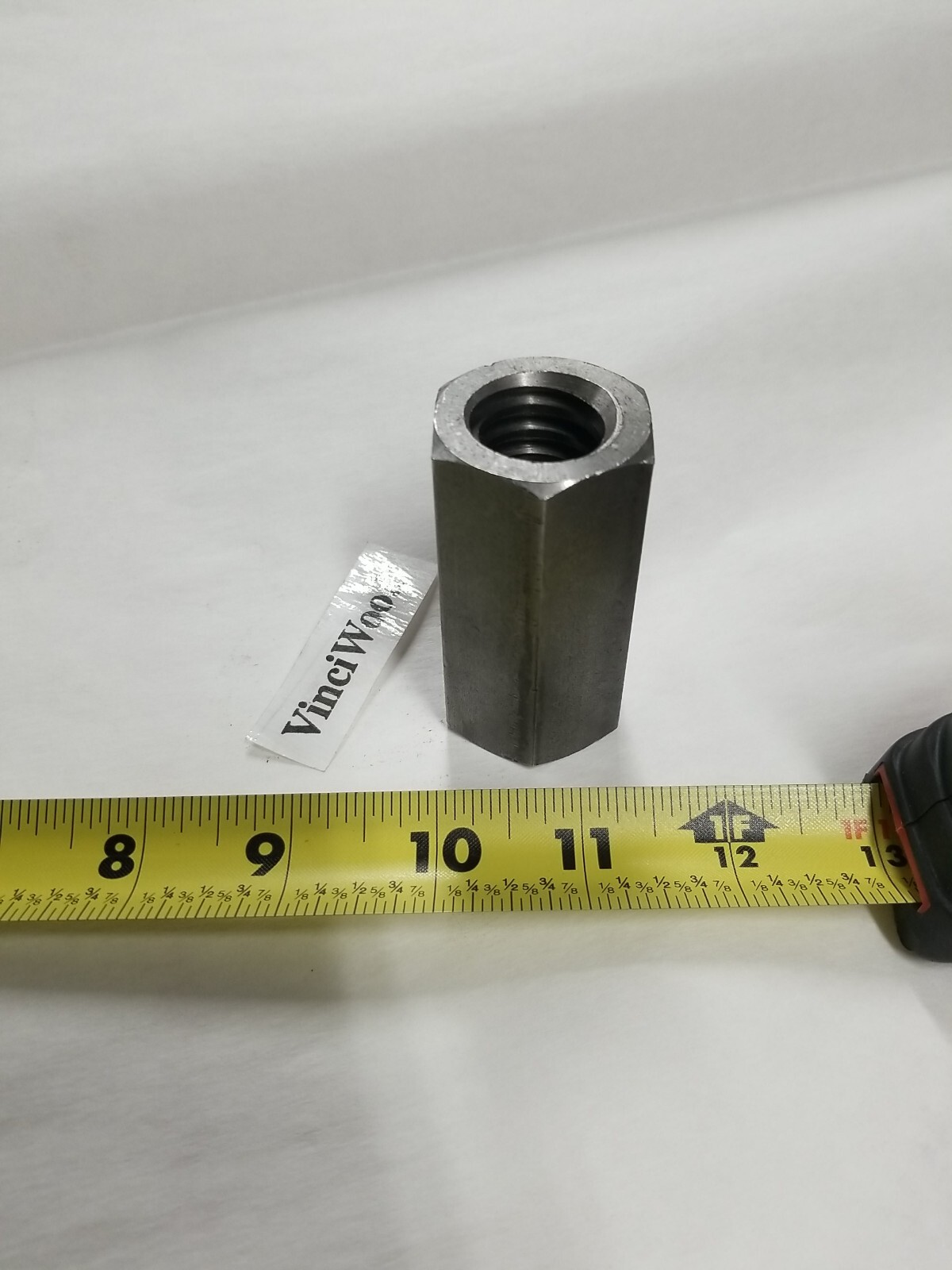 1″-5 Acme Coupling Nut (1 Piece) Right Hand, 1-3/8″ Wide Hex x 2-3/4″ USA.