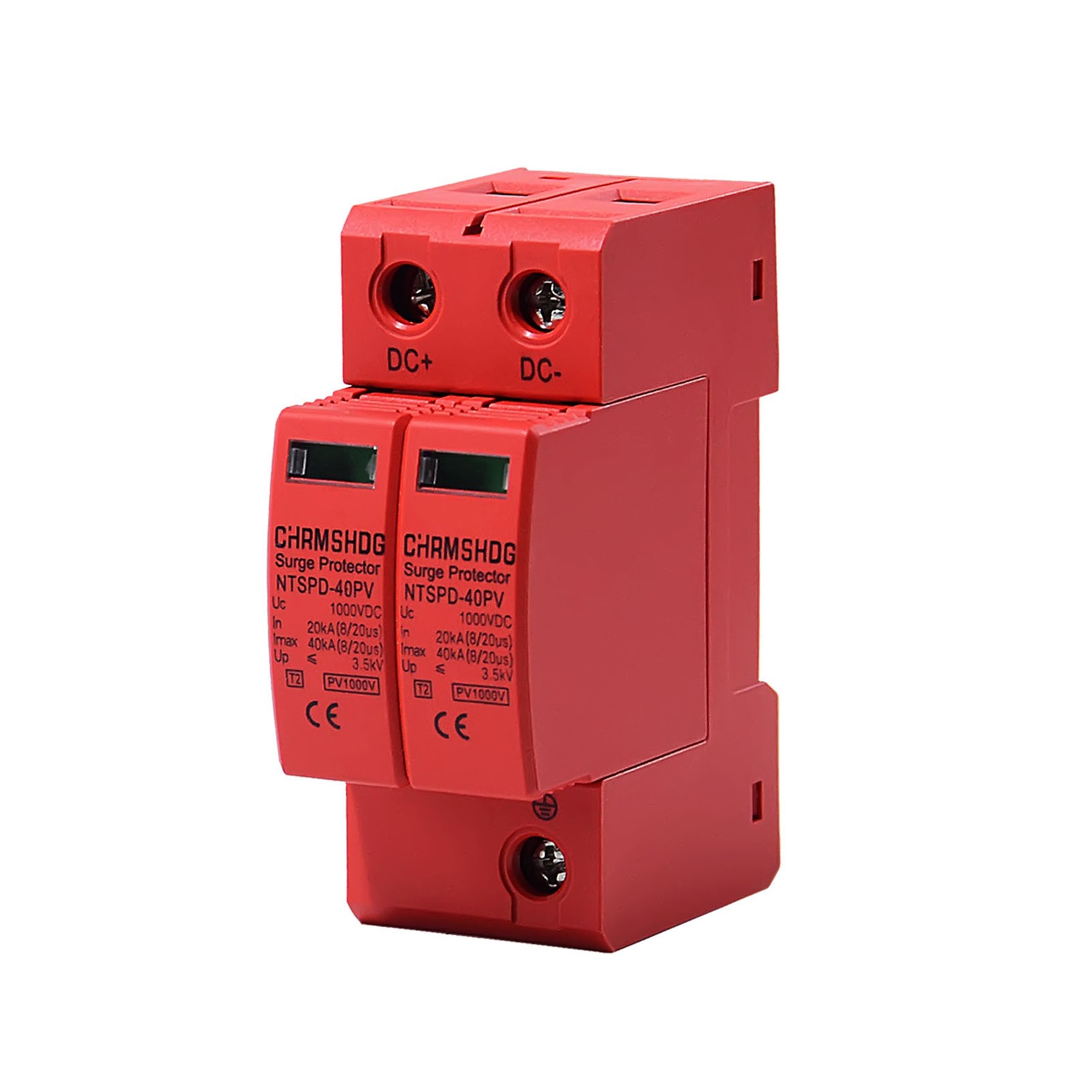Surge Protector Protective Device DC 1000V 2Pole 40kA Lighting Arrester Device