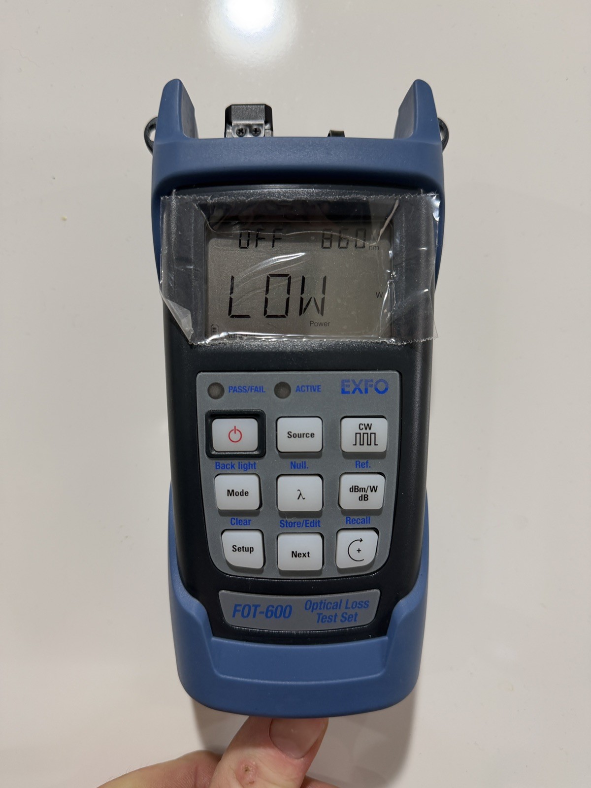 EXFO FOT-602X-23BL- EI-VFL Optical Loss Test Set (OLTS) And Micro power Checker