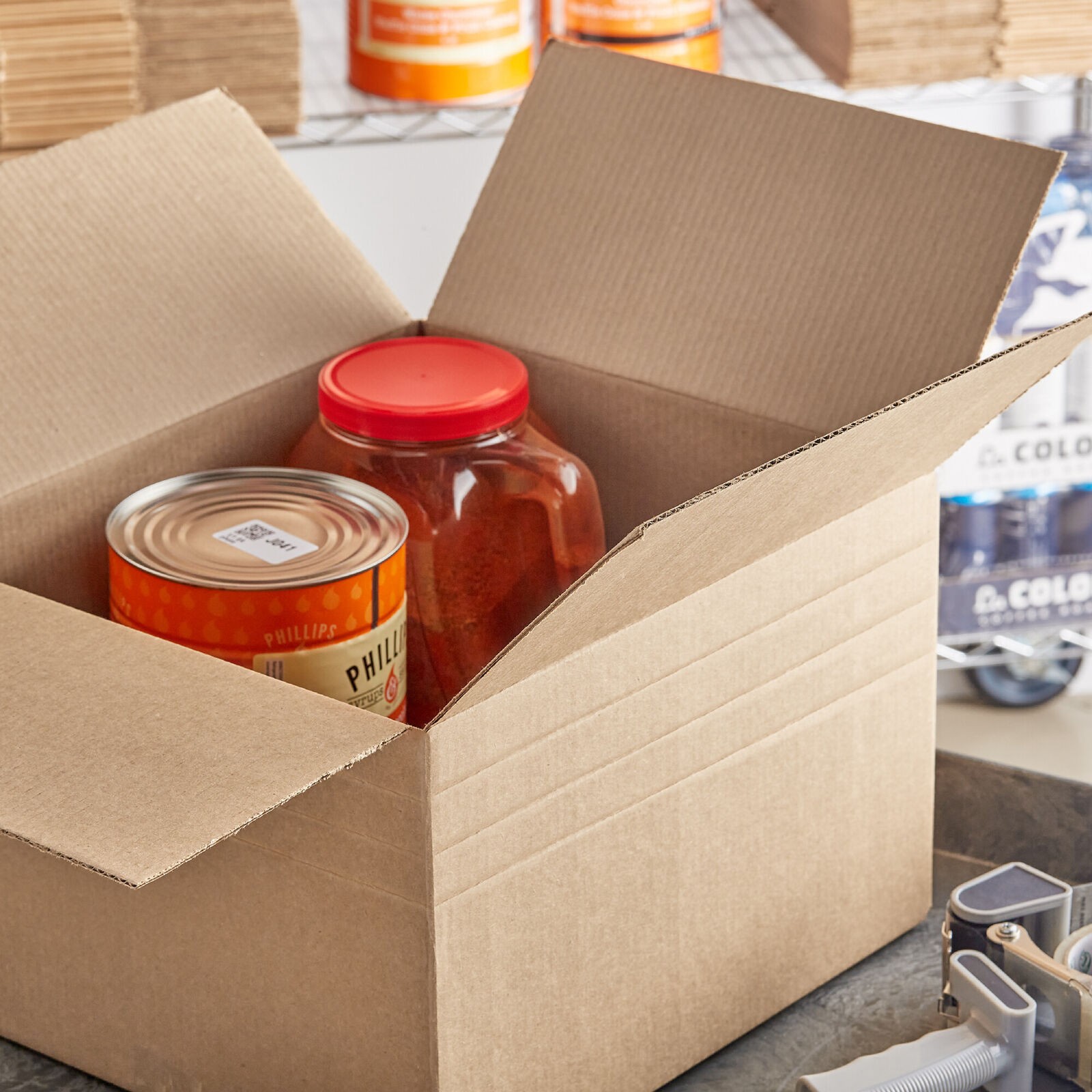 14 x 12 x 12″ Multi-Depth Corrugated Boxes, Brown 25/Bundle ECT-32