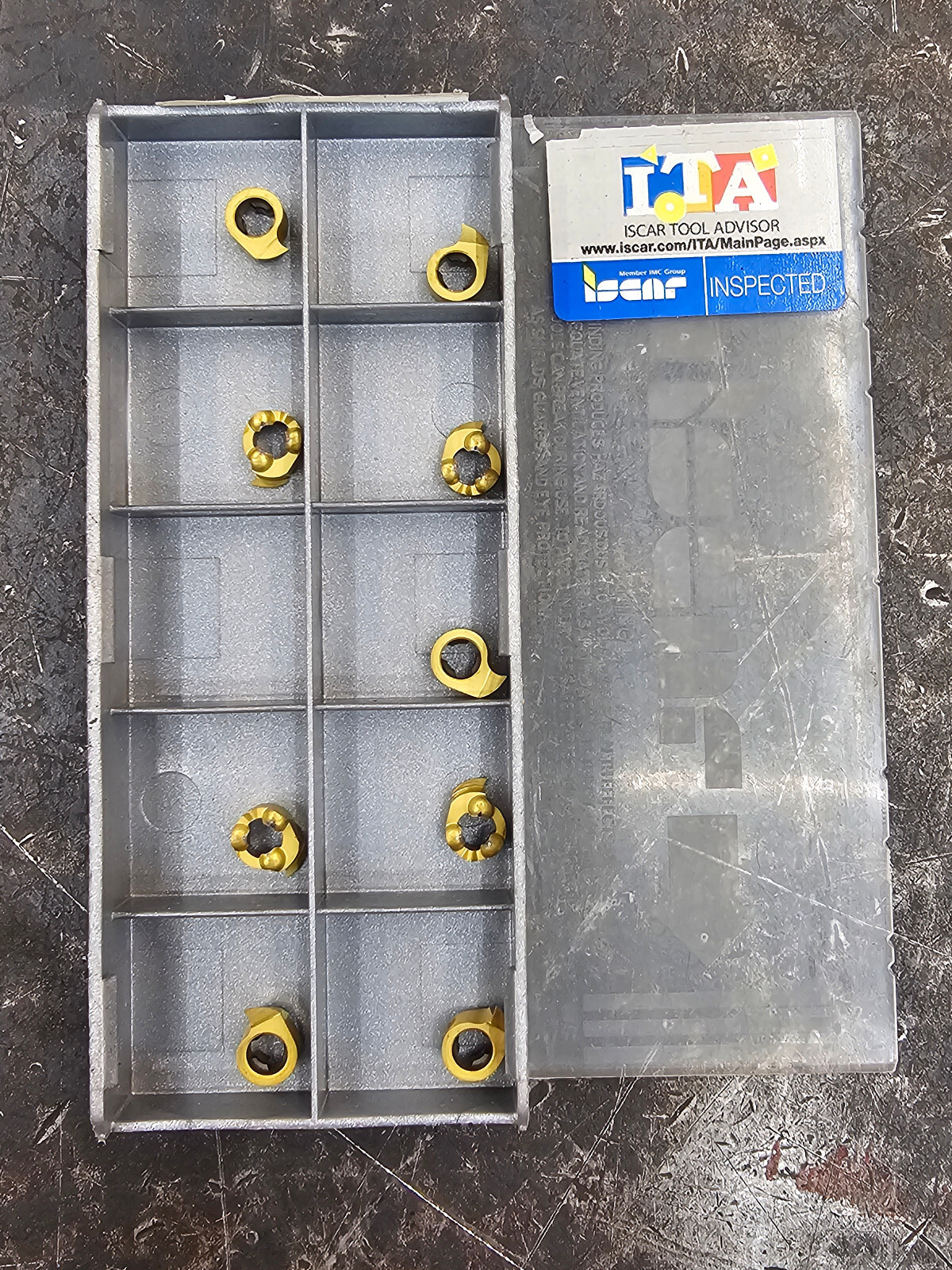 Qty 9 Iscar GIQR 8-0.50-0.00 6402472 IC528 Grade Threading Grooving Inserts