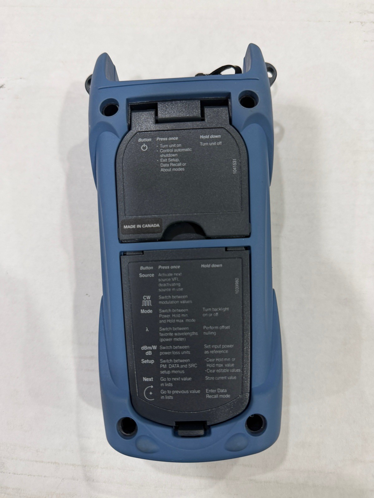 EXFO FOT-602X-23BL- EI-VFL Optical Loss Test Set (OLTS) And Micro power Checker