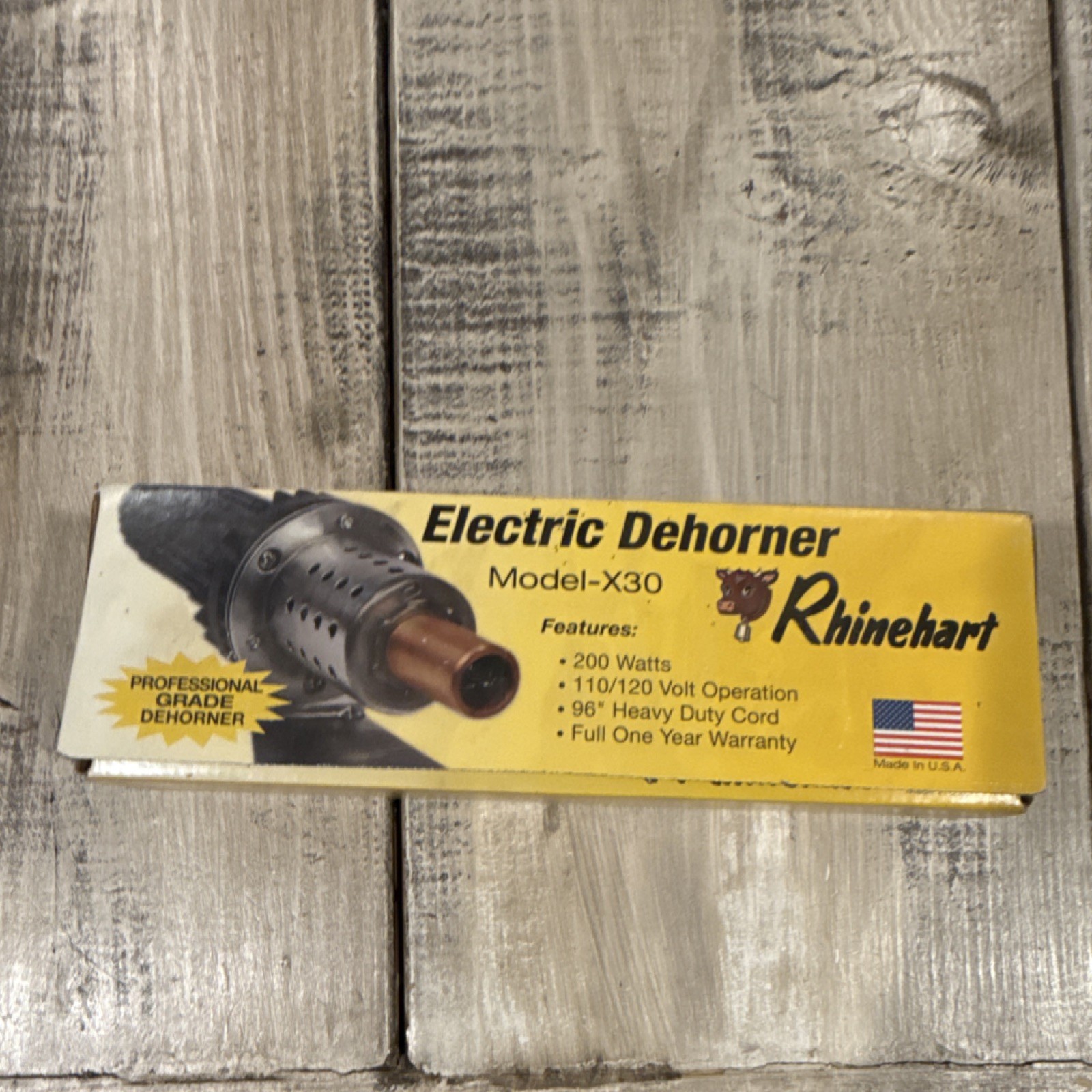 Rhinehart X-30 Electric Dehorner Model 00314, 200 Watts, 110/120 Volt, 96″ Cord