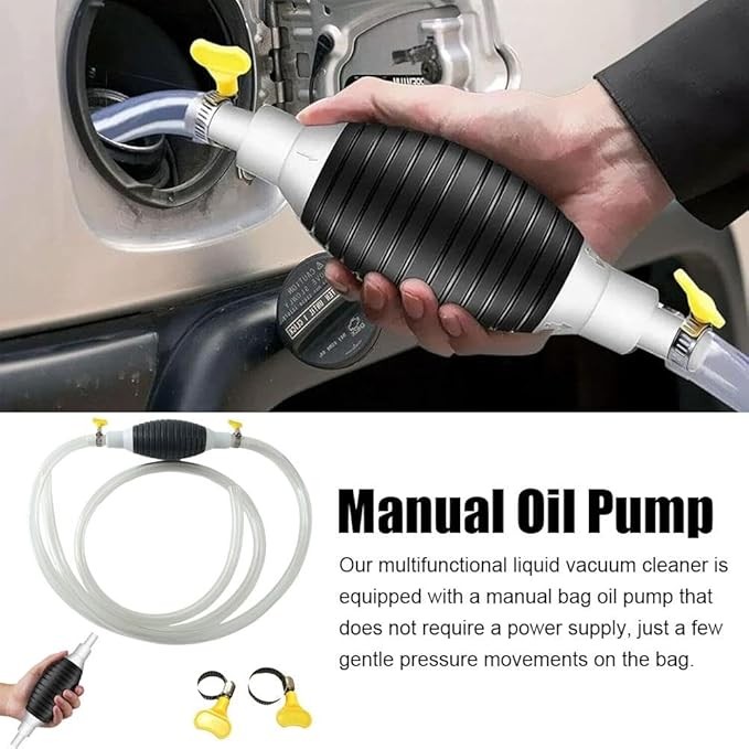Siphon Pump For Gasoline Motor Oil Fuel Gasoline Diesel, Fish Tank