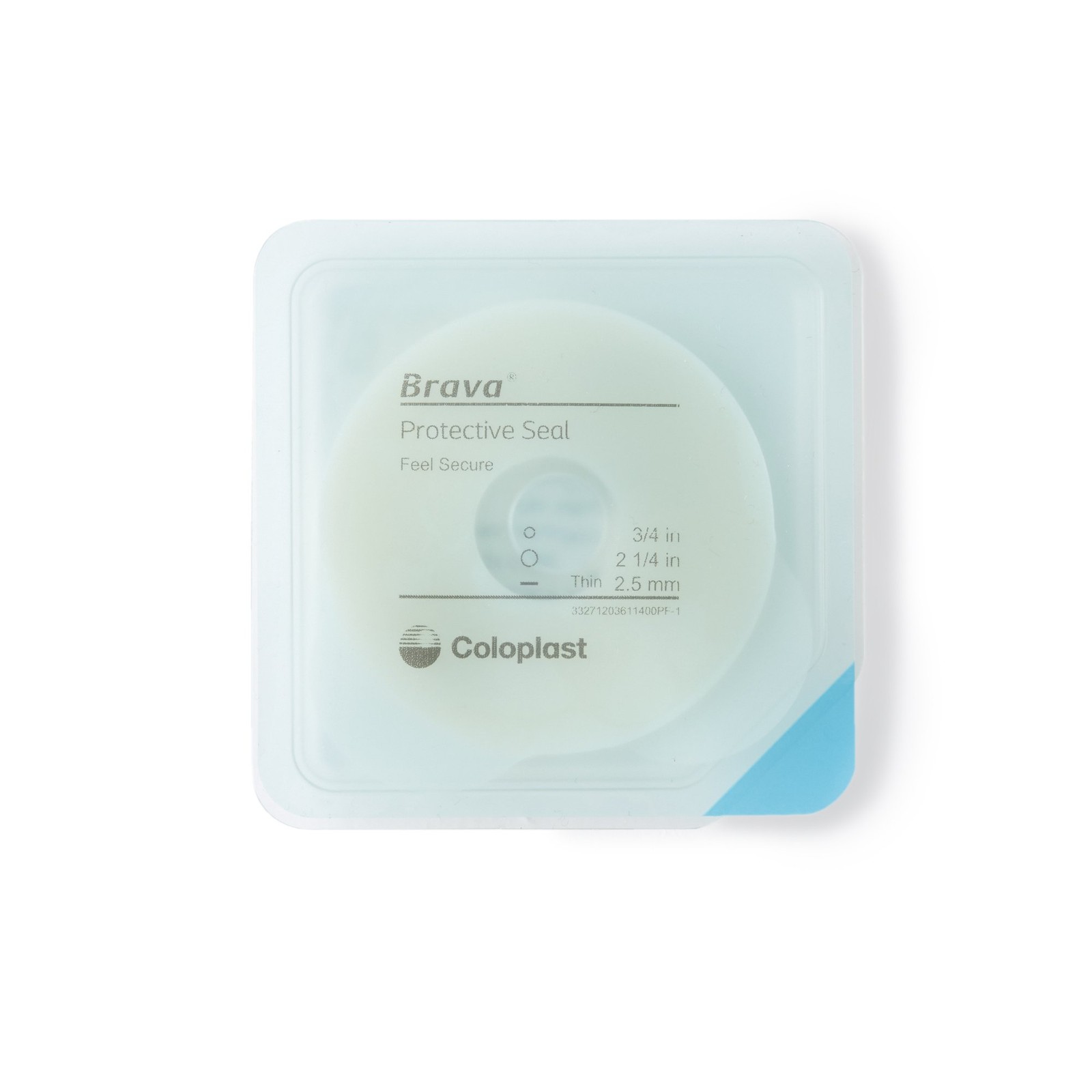 Coloplast Ostomy Seal Brava Thin 3/4 Inch (18mm) Stoma 2-1/4 Inch (57 mm) For Us