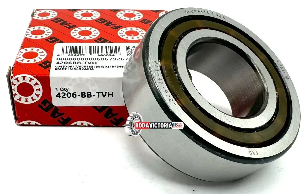 FAG 4206 BB TVH DEEP GROOVE BALL BEARING, OPEN TYPE, NO SEALS 30x62x20 mm