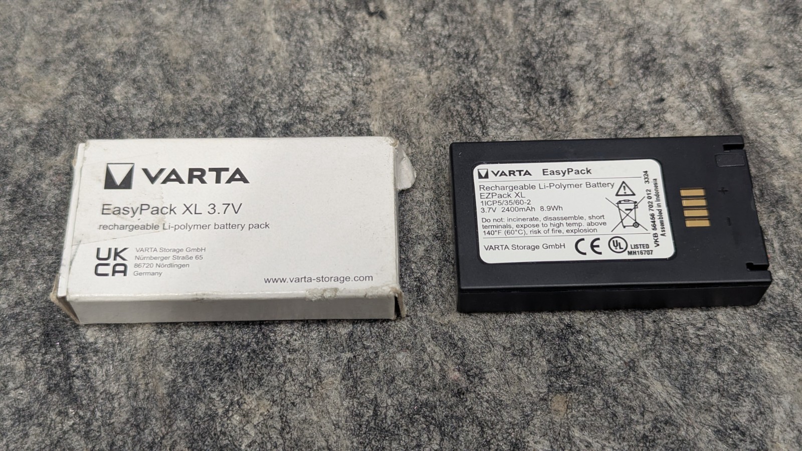 VARTA 56456 702 099 Rechargeable Battery EZPack XL 3.7 V Lithium Poly 2.4 Ah4