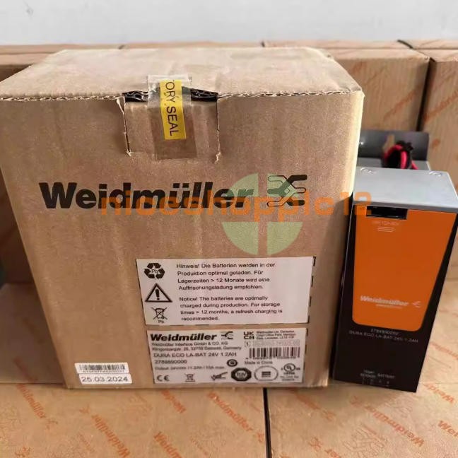 1X NEW Weidmuller Battery DURA ECO LA-BAT 24V 1.2AH 2789890000