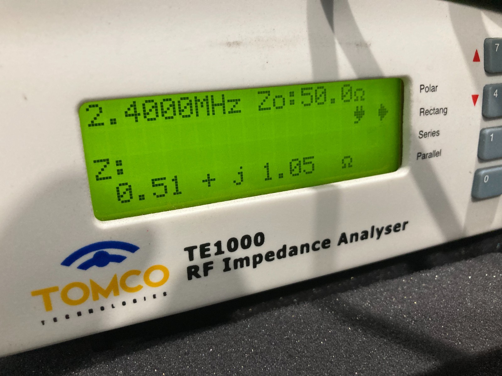 Tomco TE1000 RF Vector Impedance Analyzer High Precision 0.5-150 MHz