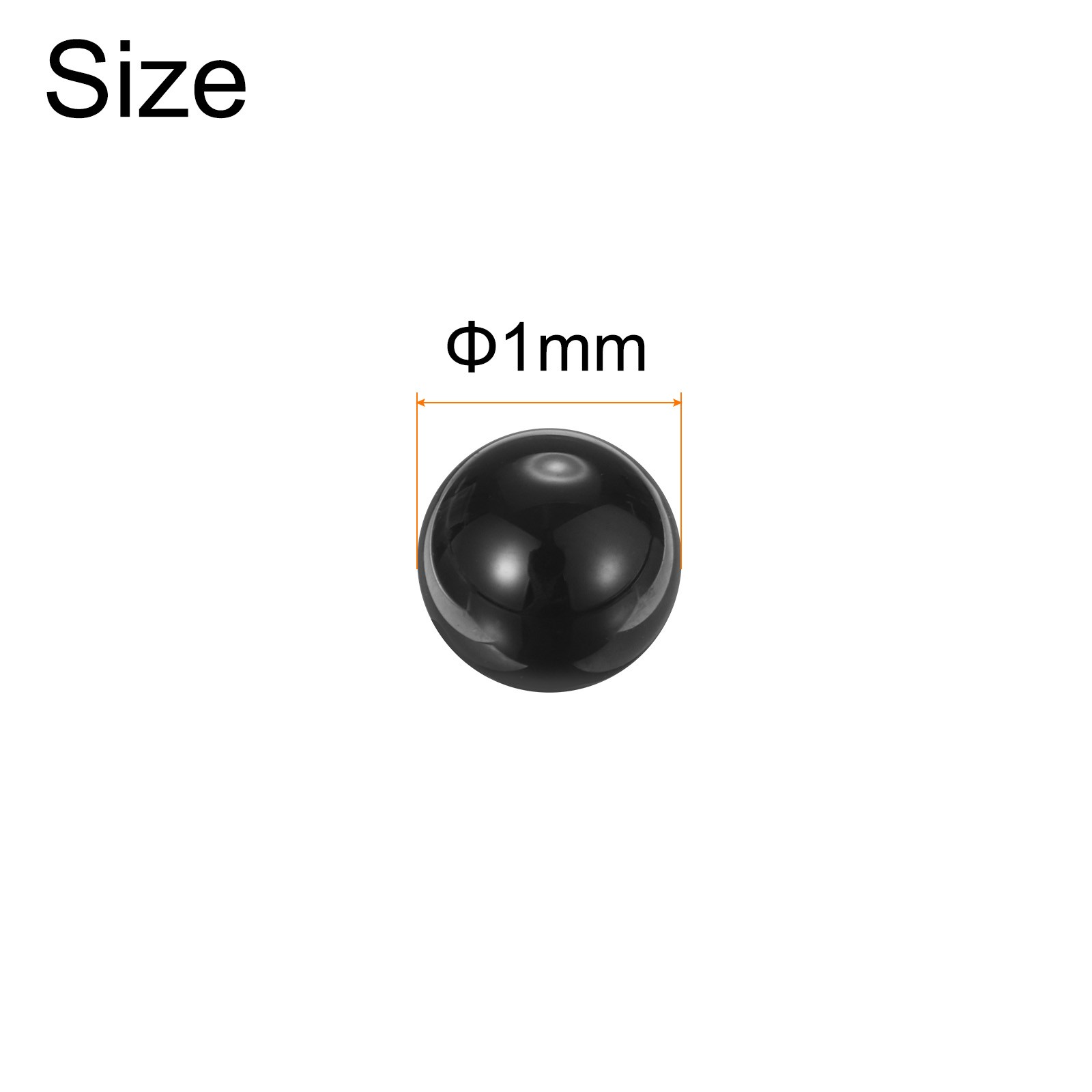 50pcs Ceramic Bearing Balls 1mm Si3N4 Silicon Nitride Ball G5 Precision
