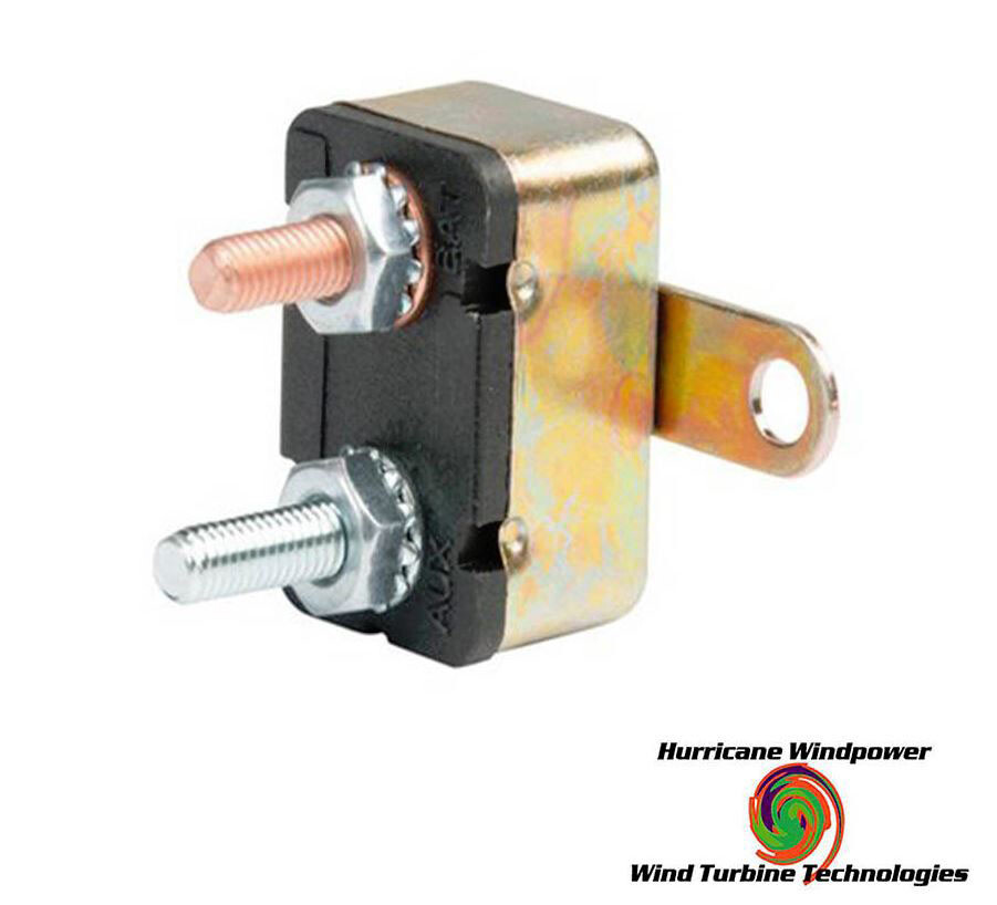 12 volt 30 Amp DC Auto Reset Circuit Breaker Type 1 for Wind, Solar, Automotive