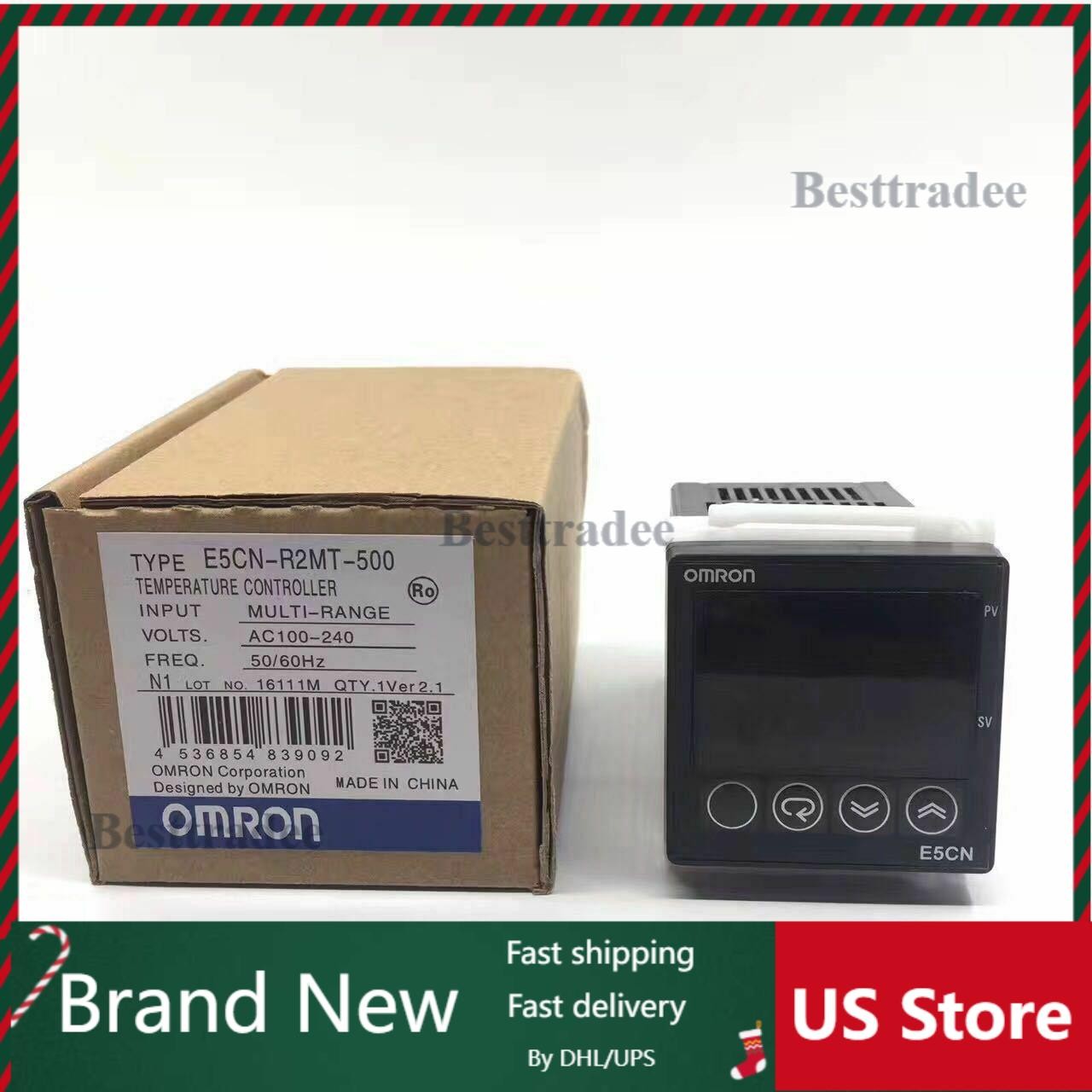NEW good OMRON Temperature Controller E5CN-R2MT-500 100-240V E5CNR2MT500