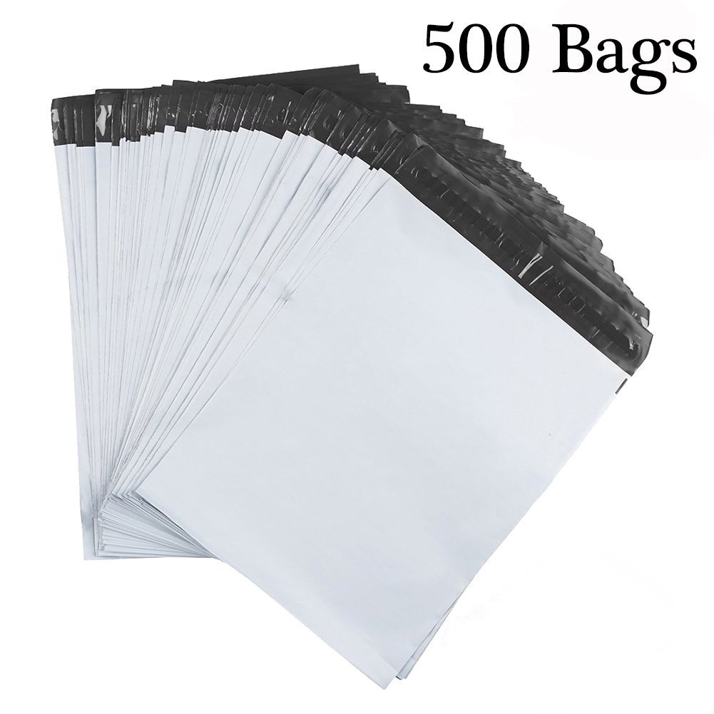 500 Poly Mailers 12×15.5 in Plastic Bags Shipping Envelopes Mailing Bags 2.5 Mil