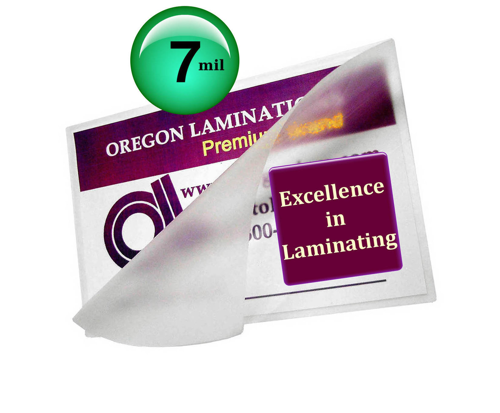 100/pack 7 Mil Hot Laminating Pouches for 5×7 Photos 5-1/4 x 7-1/4, 5.25 x 7.25