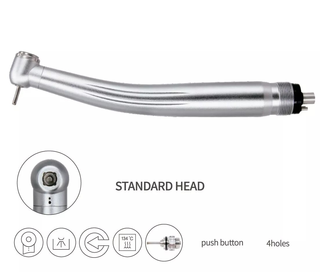 Dental Handpiece Antisuction Single Water Spray High Speed Turbine Push Button