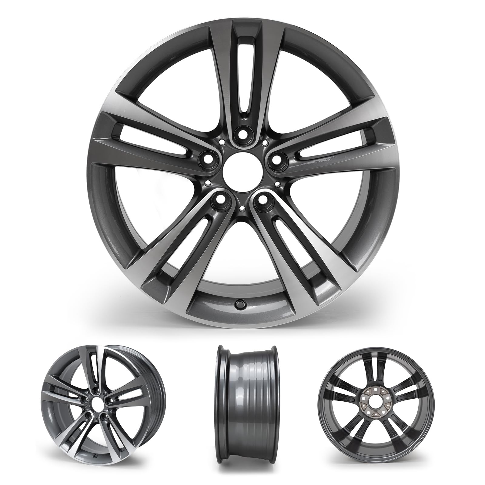 New 18×8 Aluminum Alloy Wheel Rim Set of 4 for BMW 320i 328i 2012-2020 DirectFit