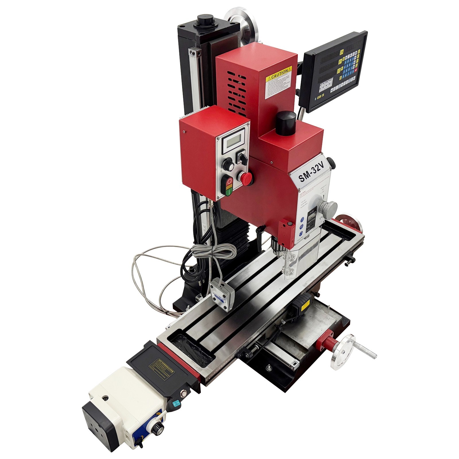 Precision Milling and Drilling Machine 1500W 3-Axis 50-2250RPM for Metalworking
