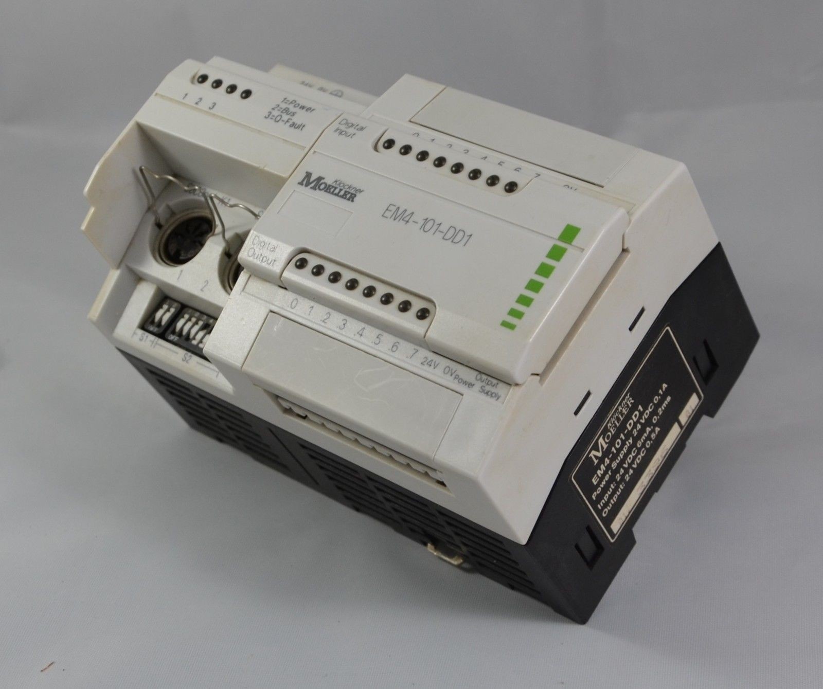 EM4-101-DD1 Klockner Moeller PLC Remote Expansion Suconet K1 – EM4 8DI 6DO 24Vdc