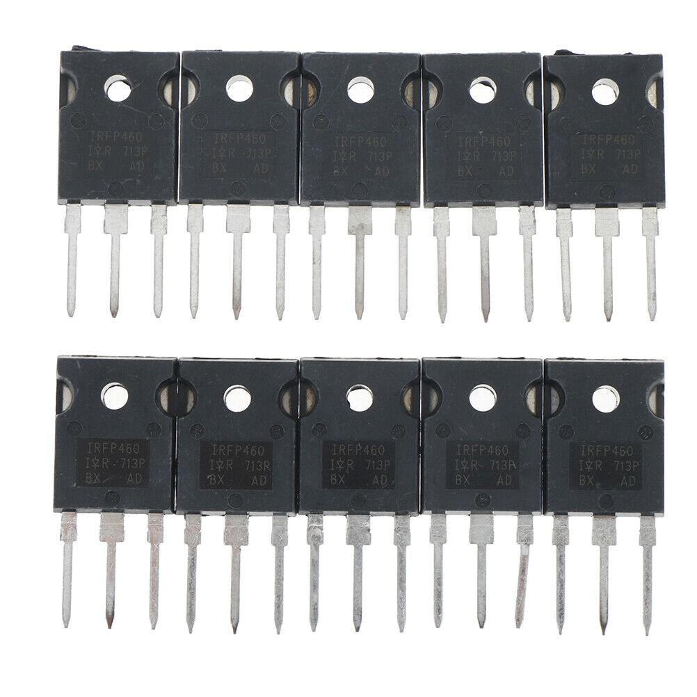 10pcs IRFP460 IRF460 Power MOSFET N-Channel Transistor IRFP460n 20A 500V TO-247